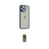 ieg™ iPhone 12 Pro Max Kılıf Eksen Doku Prime - Siyah Joko Magic 5D Hayalet Cam