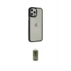 ieg™ iPhone 12 Pro Max Kılıf Eksen Doku Prime - Siyah Joko Magic 5D Hayalet Cam