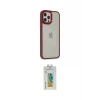 ieg™ iPhone 12 Pro Max Kılıf Eksen Doku Prime - Siyah Polymer Nano Ekran Koruyucu