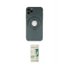 ieg™ iPhone 12 Pro Max Kılıf Eksen Klasik Prime - Siyah 20D Premium Cam Ekran Koruyucu