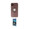 ieg™ iPhone 12 Pro Max Kılıf Eksen Klasik Prime - Siyah 34D Izgaralı Cam