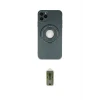 ieg™ iPhone 12 Pro Max Kılıf Eksen Klasik Prime - Siyah Joko Magic 5D Hayalet Cam