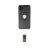 ieg™ iPhone 12 Pro Max Kılıf Eksen Klasik Prime - Siyah Joko Magic 5D Hayalet Cam
