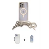 ieg™ iPhone 12 Pro Max Kılıf Eksen Özel Seri - Siyah Joko Magic 5D Cam + Shine Kamera Lens - LT