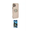 ieg™ iPhone 12 Pro Max Kılıf İz Form Serisi - Siyah 34D Izgaralı Cam
