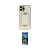 ieg™ iPhone 12 Pro Max Kılıf Kozmos Minimal Prime - Siyah 34D Izgaralı Cam