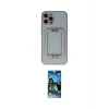 ieg™ iPhone 12 Pro Max Kılıf Kozmos Minimal Prime - Siyah 34D Izgaralı Cam
