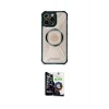 ieg™ iPhone 12 Pro Max Kılıf Kutup Modern - Şeffaf Temperli Cam Ekran Koruyucu