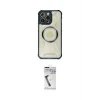 ieg™ iPhone 12 Pro Max Kılıf Kutup Modern - Şeffaf Uv Polymer Nano Ekran Koruyucu