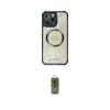 ieg™ iPhone 12 Pro Max Kılıf Kutup Modern - Siyah Joko Magic 5D Hayalet Cam