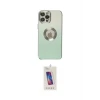 ieg™ iPhone 12 Pro Max Kılıf Kutup Yansıma Özel Seri - Siyah Joko 5D Cam
