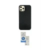 ieg™ iPhone 12 Pro Max Kılıf Nova Çizgi - Şeffaf Royal Nano Ekran Koruyucu