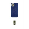 ieg™ iPhone 12 Pro Max Kılıf Nova Çizgi - Siyah Joko Magic 5D Hayalet Cam