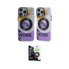 ieg™ iPhone 12 Pro Max Kılıf Nova Doku Koleksiyonu - Şeffaf Temperli Cam Ekran Koruyucu