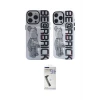 ieg™ iPhone 12 Pro Max Kılıf Nova Doku Koleksiyonu - Şeffaf Uv Polymer Nano Ekran Koruyucu
