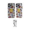 ieg™ iPhone 12 Pro Max Kılıf Nova Doku Koleksiyonu - Şeffaf Uv Polymer Nano Ekran Koruyucu