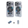 ieg™ iPhone 12 Pro Max Kılıf Nova Doku Koleksiyonu - Siyah Joko Magic 5D Cam + Shine Kamera Lens Koruma Cam - GD