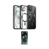 ieg™ iPhone 12 Pro Max Kılıf Nova Işık Özel Seri - Şeffaf 360 Full Body Arka Koruyucu