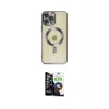ieg™ iPhone 12 Pro Max Kılıf Nova Işık Özel Seri - Şeffaf Temperli Cam Ekran Koruyucu