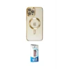ieg™ iPhone 12 Pro Max Kılıf Nova Işık Özel Seri - Siyah 5D Eko Cam Ekran Koruyucu