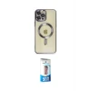 ieg™ iPhone 12 Pro Max Kılıf Nova Işık Özel Seri - Siyah 5D Eko Cam Ekran Koruyucu