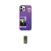 ieg™ iPhone 12 Pro Max Kılıf Siluet Çizgi Koleksiyonu - Siyah Joko Magic 5D Hayalet Cam