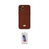ieg™ iPhone 12 Pro Max Kılıf Vadi Çizgi Prime - Siyah Joko 5D Cam