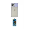 ieg™ iPhone 12 Pro Max Kılıf Vadi Çizgi - Siyah 18D Cam Ekran Koruyucu