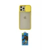 ieg™ iPhone 12 Pro Max Kılıf Vadi Çizgi - Siyah 18D Cam Ekran Koruyucu