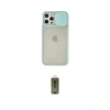 ieg™ iPhone 12 Pro Max Kılıf Vadi Çizgi - Siyah Joko Magic 5D Hayalet Cam