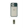 ieg™ iPhone 12 Pro Max Kılıf Vadi Çizgi - Siyah Joko Magic 5D Hayalet Cam