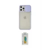 ieg™ iPhone 12 Pro Max Kılıf Vadi Çizgi - Siyah Polymer Nano Ekran Koruyucu