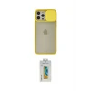 ieg™ iPhone 12 Pro Max Kılıf Vadi Çizgi - Siyah Polymer Nano Ekran Koruyucu