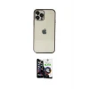 ieg™ iPhone 12 Pro Max Kılıf Vadi Minimal - Şeffaf Temperli Cam Ekran Koruyucu
