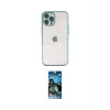 ieg™ iPhone 12 Pro Max Kılıf Vadi Minimal - Siyah 34D Izgaralı Cam