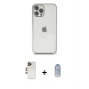 ieg™ iPhone 12 Pro Max Kılıf Vadi Minimal - Siyah Joko Magic 5D Cam + Shine Kamera Lens - GD