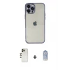 ieg™ iPhone 12 Pro Max Kılıf Vadi Minimal - Siyah Joko Magic 5D Cam + Shine Kamera Lens - GD