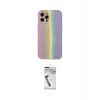 ieg™ iPhone 12 Pro Max Kılıf Yadigar Çizgi - Şeffaf Uv Polymer Nano Ekran Koruyucu