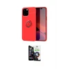 ieg™ iPhone 12 Pro Max Kılıf Yankı Form Prime - Şeffaf Temperli Cam Ekran Koruyucu