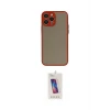 ieg™ iPhone 13 Pro Max Kılıf Ahenk Çizgi Serisi - Siyah Joko 5D Cam
