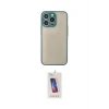 ieg™ iPhone 13 Pro Max Kılıf Ahenk Çizgi Serisi - Siyah Joko 5D Cam