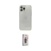 ieg™ iPhone 13 Pro Max Kılıf Ahenk Doku - Siyah Bilvis 3D Cam Ekran Koruyucu