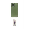 ieg™ iPhone 13 Pro Max Kılıf Ahenk Doku - Siyah Bilvis 3D Cam Ekran Koruyucu