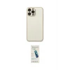 ieg™ iPhone 13 Pro Max Kılıf Ahenk Işık - Şeffaf Pasifik Cam Ekran Koruyucu