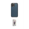 ieg™ iPhone 13 Pro Max Kılıf Ahenk Işık - Siyah Bilvis 3D Cam Ekran Koruyucu