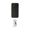 ieg™ iPhone 13 Pro Max Kılıf Akış Doku - Şeffaf Pasifik Cam Ekran Koruyucu
