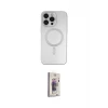 ieg™ iPhone 13 Pro Max Kılıf Akış Minimal Özel Seri - Siyah Bilvis 3D Cam Ekran Koruyucu