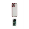 ieg™ iPhone 13 Pro Max Kılıf Eksen Doku Prime - Şeffaf 360 Full Body Arka Koruyucu
