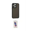 ieg™ iPhone 13 Pro Max Kılıf Eksen Işık - Siyah Joko 5D Cam