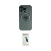 ieg™ iPhone 13 Pro Max Kılıf Eksen Klasik Prime - Şeffaf Pasifik Cam Ekran Koruyucu